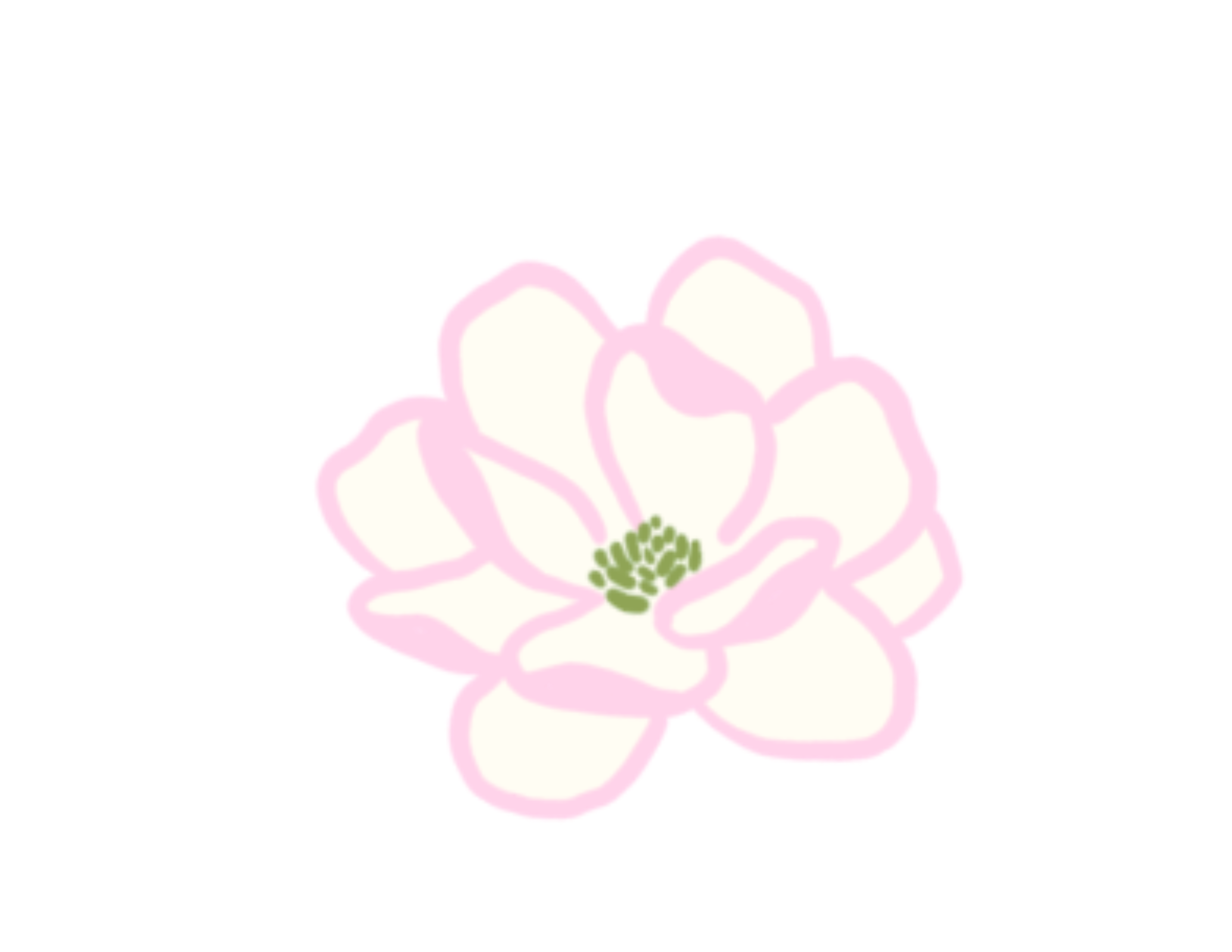 Magnolia flower logo